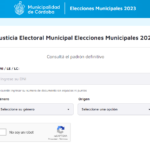 Elecciones Municipales web consulta