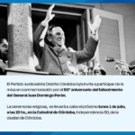 Peron aniversario 50 Cba